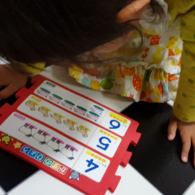 φ数を数える (3歳4ヶ月)の画像