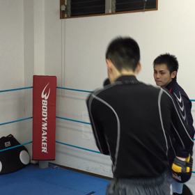 猛練習中の画像