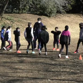 記録会前アップ⑦の画像