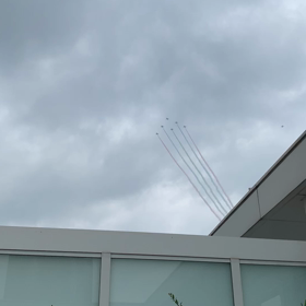 ブルーインパルス。の画像