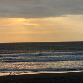 4月6日千葉北、東浪見の朝の波の画像