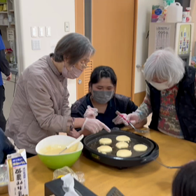 初おやつ作りの画像