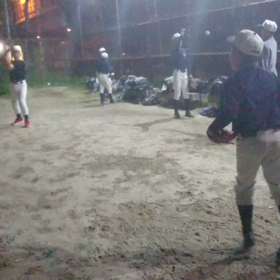 17時から福西グランドで晩練です⚾の画像