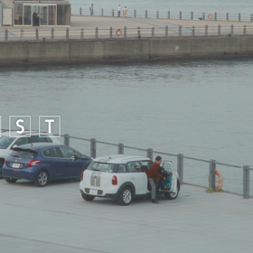 夫と娘でWEB CM出演の画像