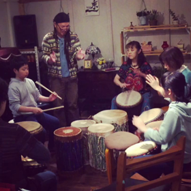 ながはら元 ジャンベワークショップの画像