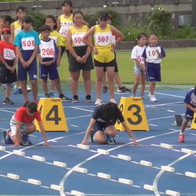 女子100ｍビデオ動画③の画像