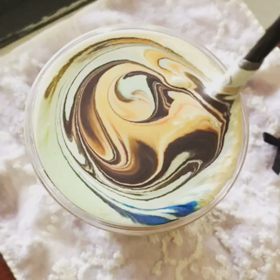 カラーラテアート お店情報追記 三足のわらじ日記 岸くん応援ブログ