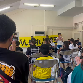 全国大会壮行会 橋本さんスピーチの画像