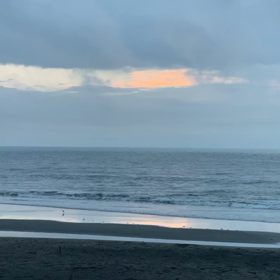 8月24日千葉北、東浪見の朝の波の画像