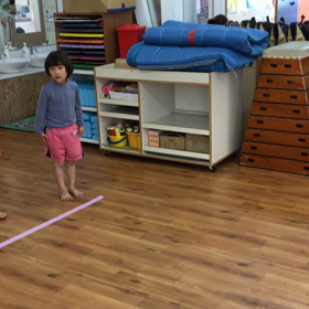 福島県郡山市 習い事！二人並んで揃った側転！！の画像