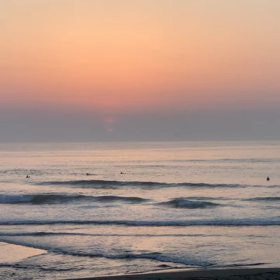 6月9日千葉北、東浪見の朝の波の画像