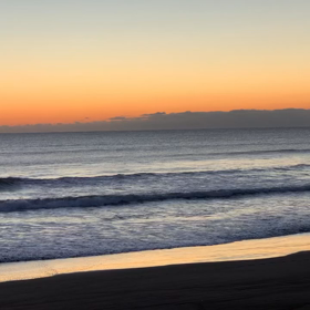 1月30日千葉北、東浪見の朝の波の画像