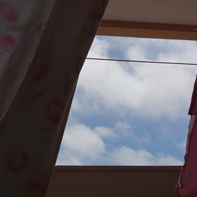 風強し＊洗濯物はよく乾くの画像