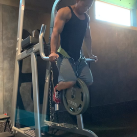 大好きな種目ディップスの画像