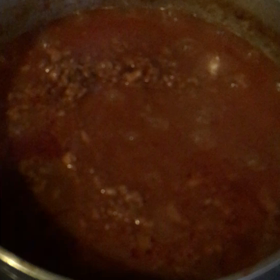 ボロネーゼソース仕込み中の画像