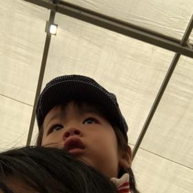 ジュウオウジャー応援してる息子の画像