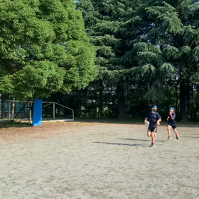 練習前ジョグ②の画像