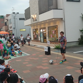 七夕祭り「サッカーパフォーマンス」焼津市の画像
