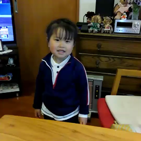 孫の熱唱の画像