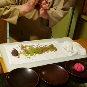 『KYOTO 2020 初春を寿ぐ旅』part８和菓子作りの画像
