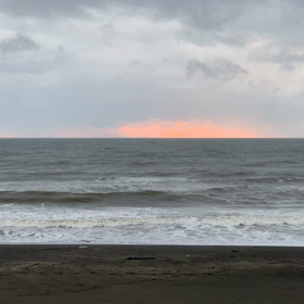 9月14日千葉北、東浪見の朝の波の画像
