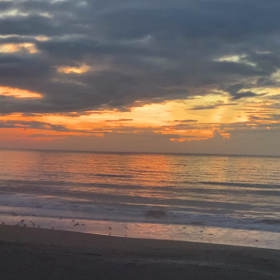 7月25日、千葉北、東浪見の朝の波の画像