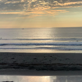 8月5日千葉北、東浪見の朝の波の画像