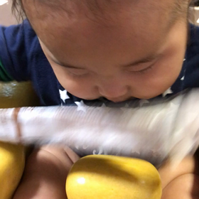 ５ヶ月児、ハマってる遊び（笑）の画像