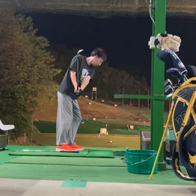 久しぶりの練習　フェードボールの画像