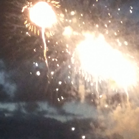 大曲の花火　開始ですの画像