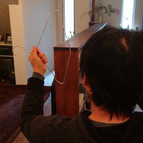 ハンガーでやってみた！w(゜o゜)wの画像