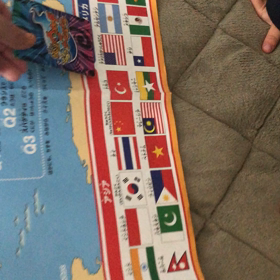 長男5歳▷▷世界の国旗を覚えるの画像