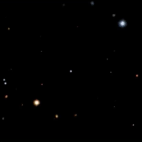 銀河のブラックホールから光がの画像