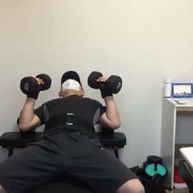 インクラインダンベルプレスの注意点の画像