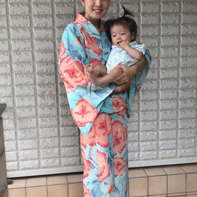 浴衣きてみたよの画像