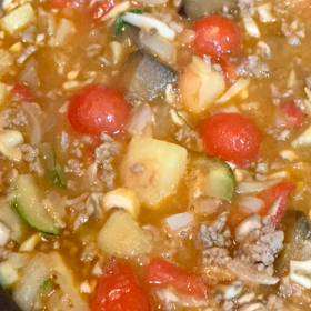 今夜はキーマカレーの画像