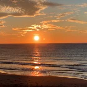 6月26日千葉北、東浪見の朝の波の画像