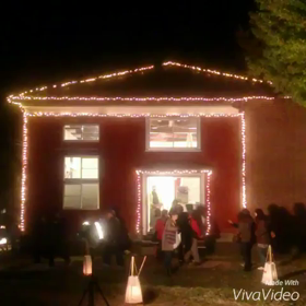 行灯の赤レンガと銀杏まつり②の画像