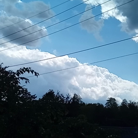 いきなりの　天気の急変でした((⑉⊙ȏ⊙)の画像