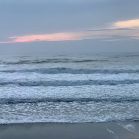 4月19日千葉北、東浪見の朝の波の画像