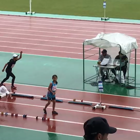 女子走り幅跳び 野田さん①の画像