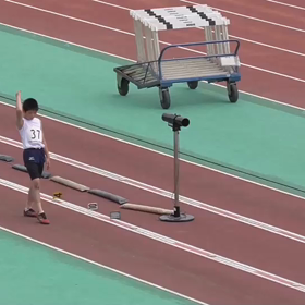 小学男子走り幅跳び準優勝①の画像