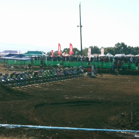 全日本モトクロス観戦の画像