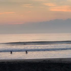 10月3日千葉北、東浪見の朝の波の画像