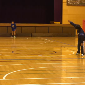 川越小練習 バトン練習(体育館)②の画像