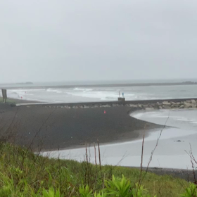 7月6日千葉北、東浪見の朝の波の画像