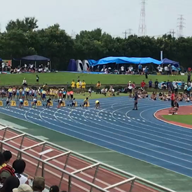 男子100ｍ①の画像