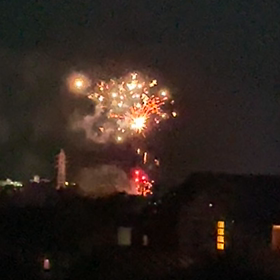 10/7(土)花火の画像