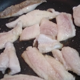 本日の料理 コショウダイ ガシラ  バター焼きの画像