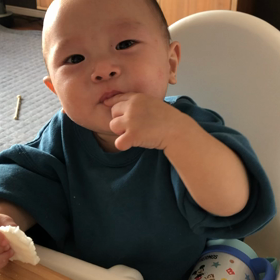 テンション高めのおやつタイムの画像